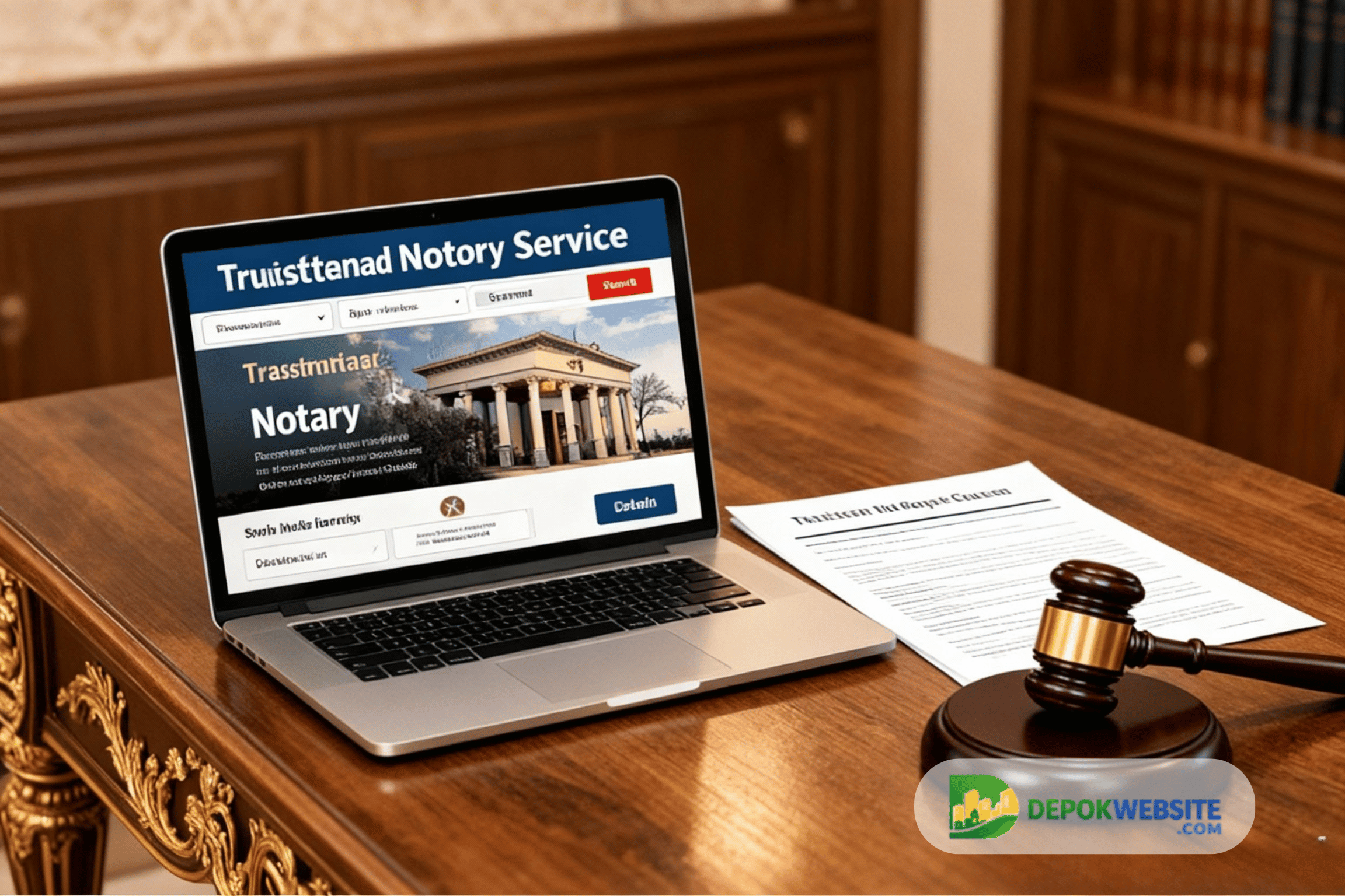 Jasa Pembuatan Website untuk Notaris & Law Firm di Depok Profesional